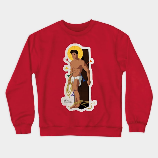 St Sebastian Crewneck Sweatshirt by Ô Bonne Mère